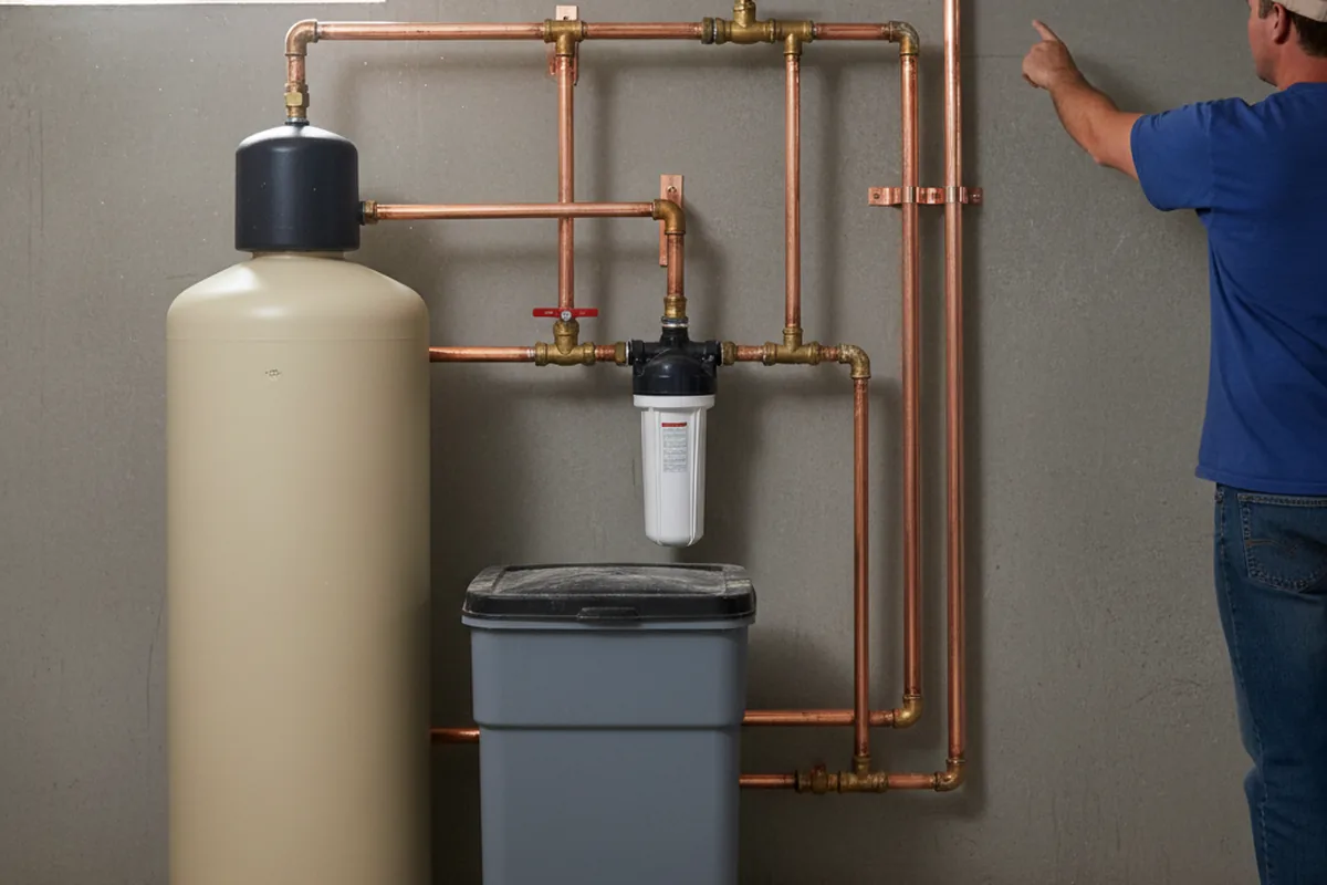 Whole-house water treatment system installed in Floresville